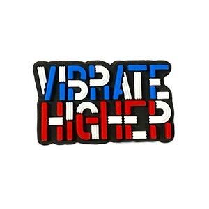 3/$10💥 Vibrate Higher Croc Charm